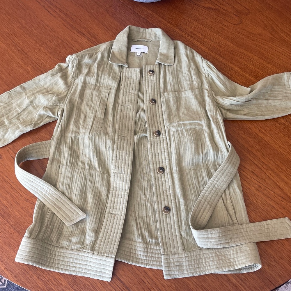 CURRENT/ELLIOTT * Overshirt/ Kimono/ Topper/ Jacket* Sage Green * Size 1 *